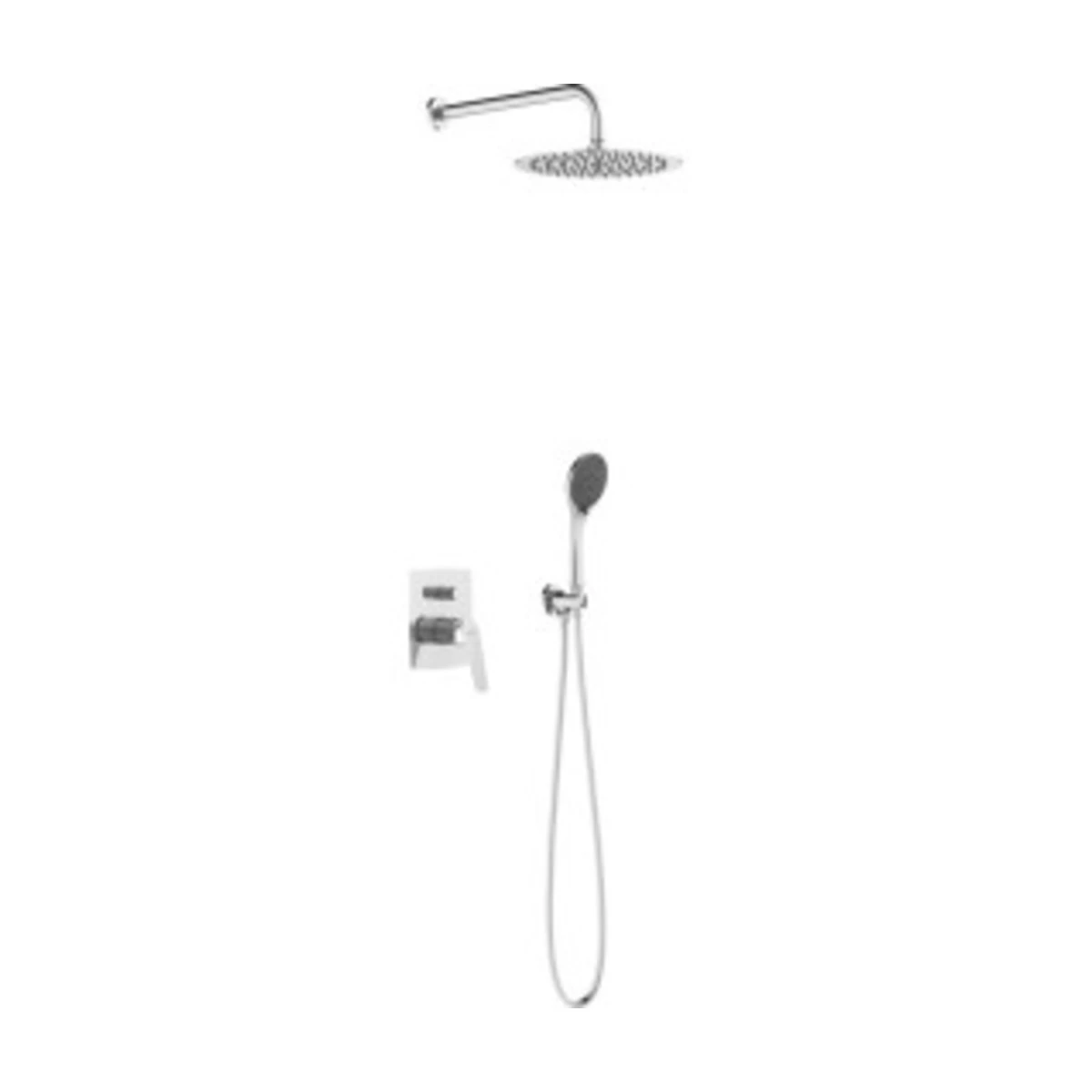 Вграден туш сет хром Genebre KLOE SN116 34 45