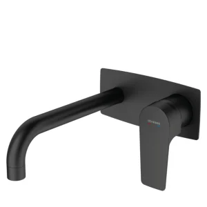 Вградна батерија за мијалник црна Genebre KORAL Black 64132 32 41 66