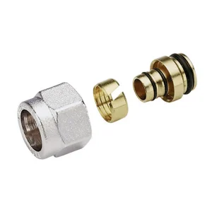 Адаптер PEX/AL/PEX 16×2 – 1/2", хромиран