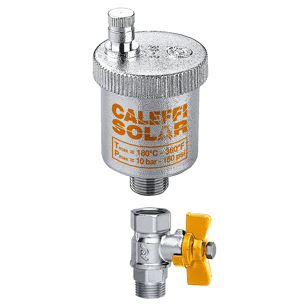 Одзрачен вентил Caleffi 250931 3/8″ Solar Minical со вентил