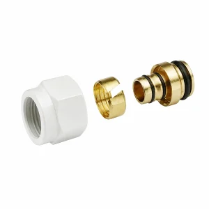 Адаптер PEX/AL/PEX 16×2 – 1/2", бел