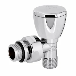 Радијаторски аголен вентил CU/PEX 1/2", хромиран