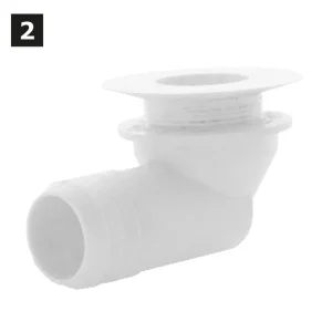 Одводен приклучок за кондензат колено Ø20/Ø16 mm Vecamco