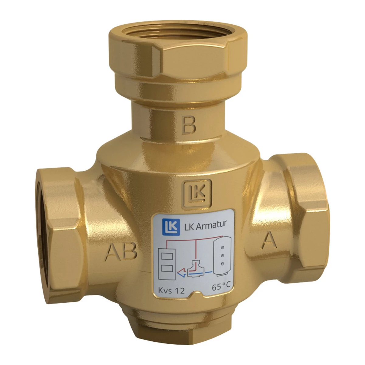 Термички вентил за котел LK 823 F 5/4″ ThermoVar 55 °C