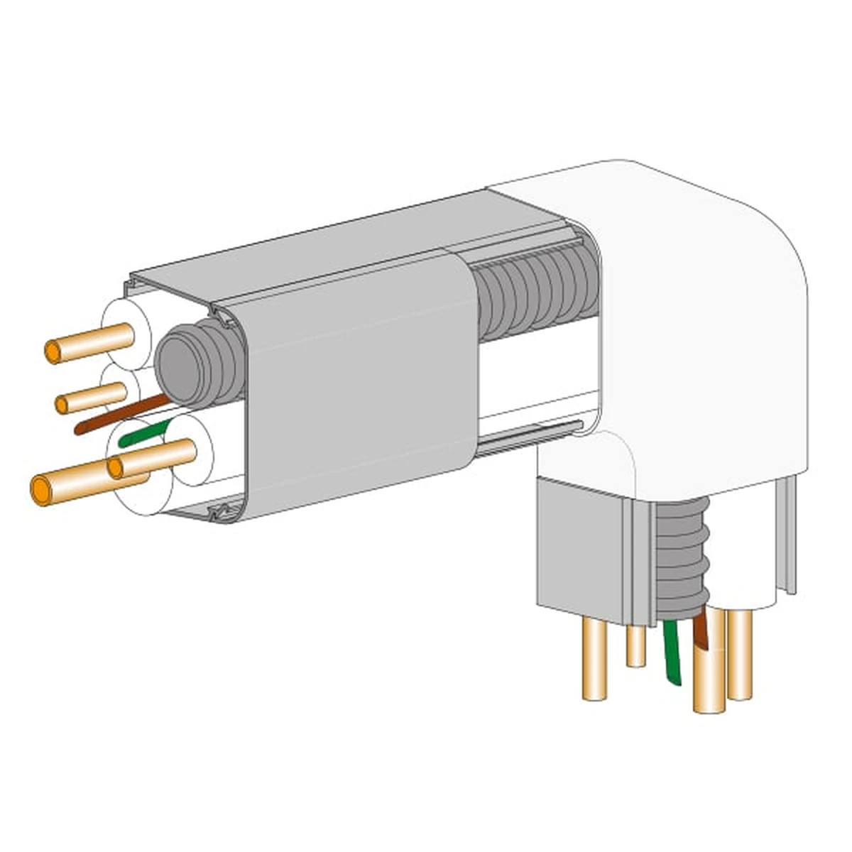 Рамен лак за канал за клима 70×55 mm Clima Plus Vecamco